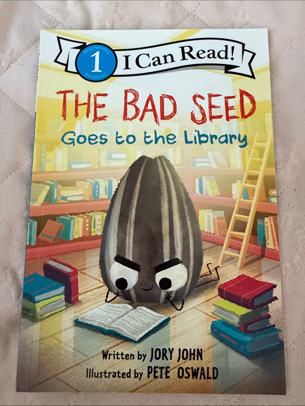 Scholastic The Bad Seed Goes to the Library — Yellow Cover